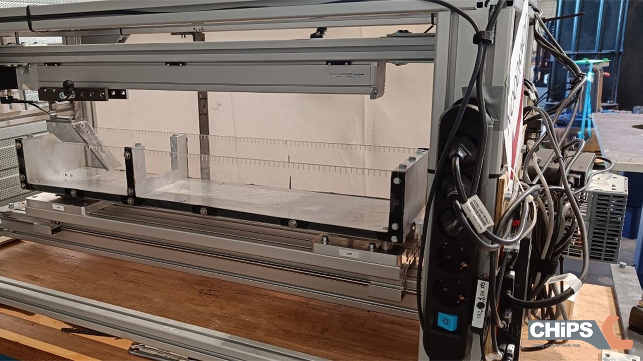 Clay cutting test rig at DDE in Nijkerk